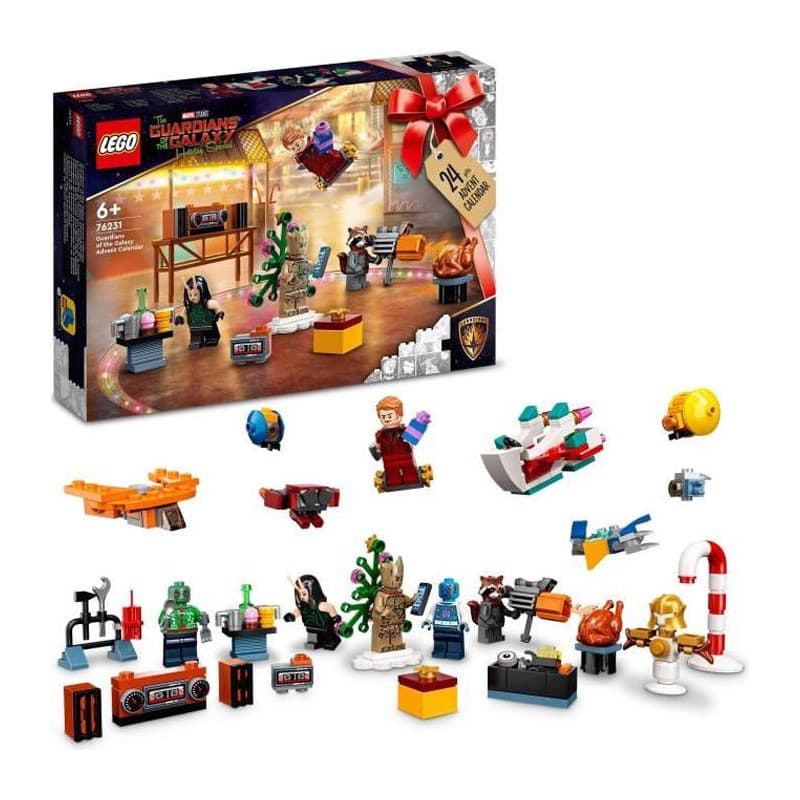 Lego Marvel 76231 Le Calendrier de l'Avent 2022 Les Gardiens de la Galaxie. pour