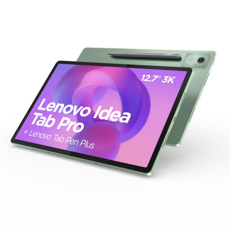 Lenovo Idea Tab Pro - Tablette Tactile, IA intégrée 12.7'' 3K, 144Hz (MediaTek Dimensity 8300, 8Coeurs, RAM 8Go, UFS 4.0 128Go,