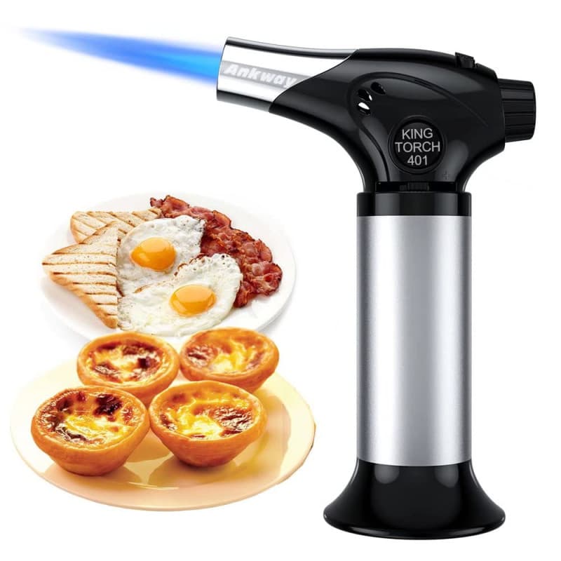 Torche de soufflage culinaire rechargeable, Ankway chalumeau de cuisine professionnel, multifonctionnel torche à gaz butane cuis