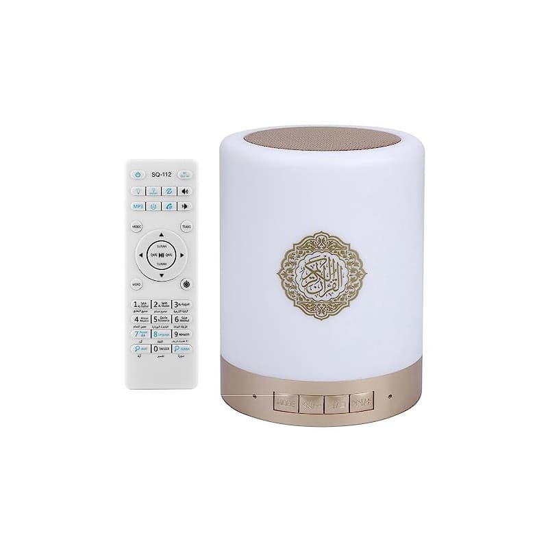 Le Coran Haut Parleur,Tbest Veilleuse Coranue,Boule Lumineux Coranue,Lampe Coran,Haut-Parleur Lecteur R Coran,Lampe Led Tactile