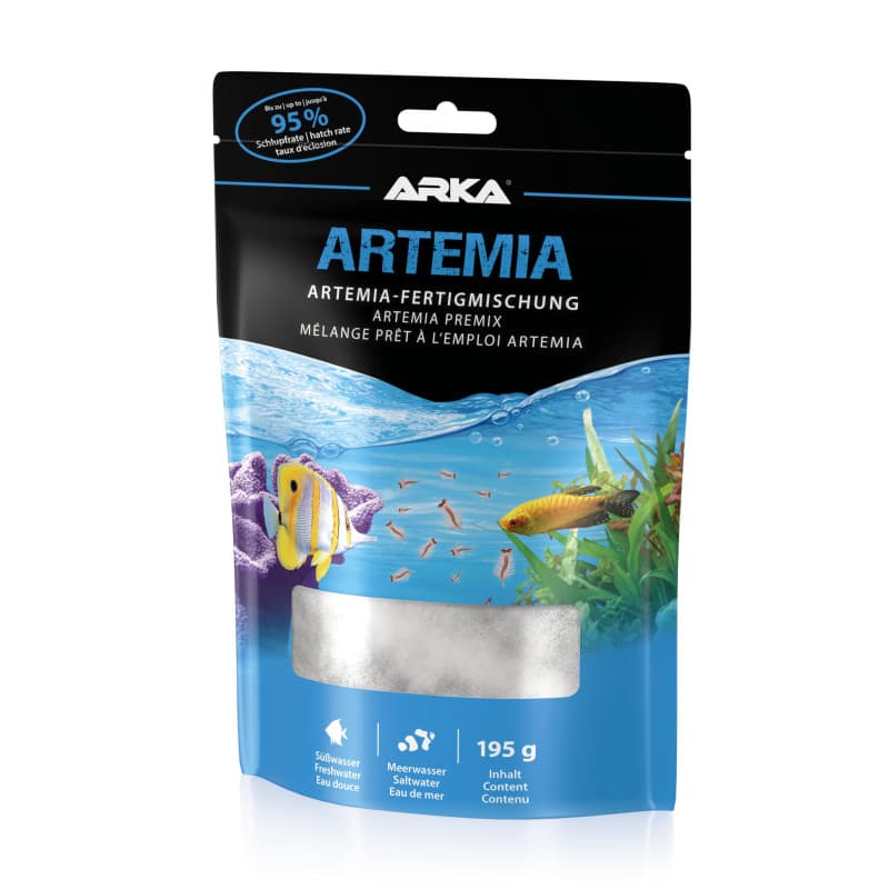 Œufs d’artémias avec sel – Microbe-Lift Set 195 g – taux d’éclosion Jusqu’à 95 % – Nourriture Vivante pour alevins, coraux & inv