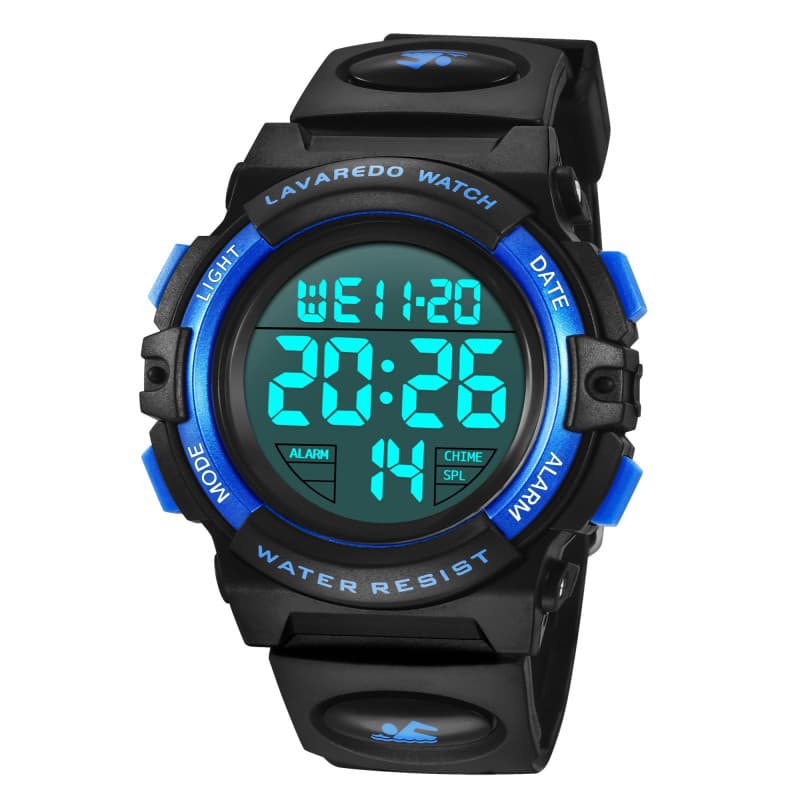 aswan watch Montre Digitale Enfant avec Chronomètre, Eclairage, Alarme, Calendrier-Montres Sport pour Fille Garcon avec Bracelet