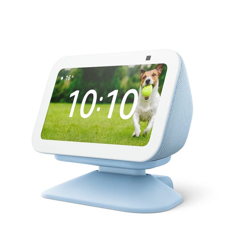 Support réglable avec port de charge USB-C pour Echo Show 5 (3e génération) | Bleu-gris