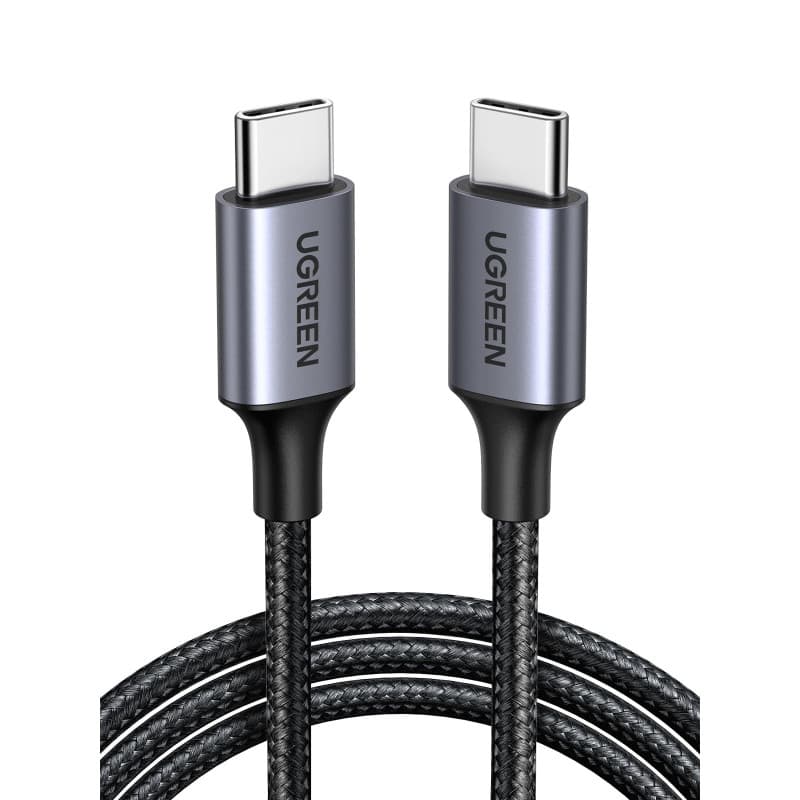 UGREEN Câble USB C USB C PD Charge Rapide 60W Nylon Tressé Compatible avec iPhone 17 Pro Max Air 16 Galaxy S25 Plus Ultra S23 A0