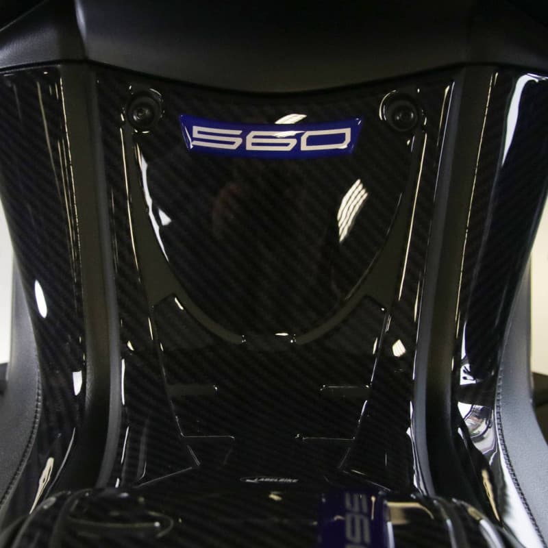 labelbike - Autocollant 3D en Résine Gel Décoration et Protection du marchepied Avant de Moto Compatible avec Yamaha TMAX 560 20