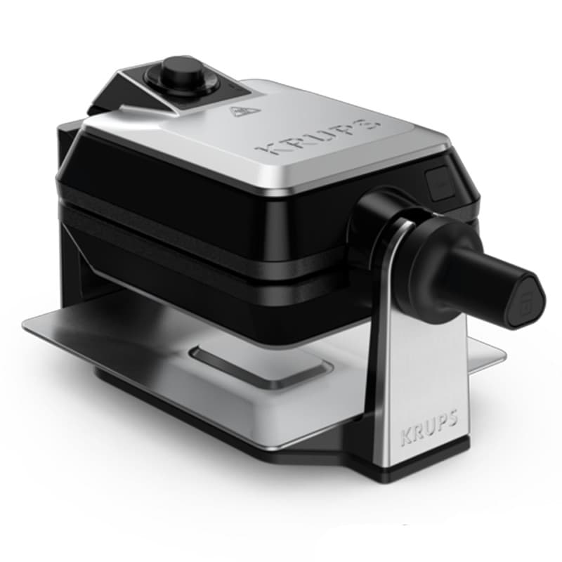 KRUPS Gaufrier Rotatif, Cuisson parfaites, Cuisson homogène, Utilisation facile, Plaques antiadhésives, Haute précision, Rangeme