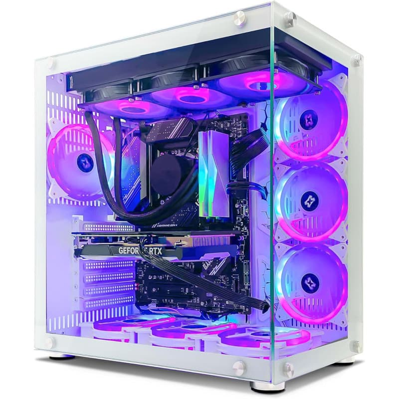 INFOMAX | PC Gamer, Ordinateur de Bureau, PC Gaming - Processeur Intel Core i7-12700KF • NVIDIA RTX 5070 12 GO • RAM DDR4 32 GO