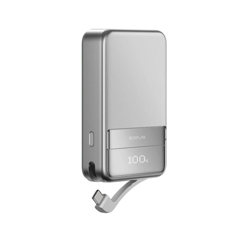 ECOFLOW Rapid 10000 Powerbank (Batterie supplémentaire) 10000 mAh Magsafe, Qi Wireless Charging Li-ION USB-C®, Wireless