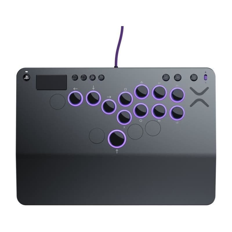 Manette de combat sans levier - Playstation - Victrix Pro KO Leverless Fight Stick - Gris