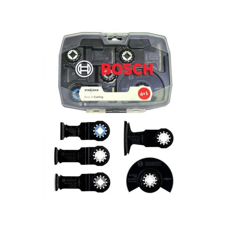 Coffret 5 lames outils oscillant STARLOCK Best for cutting - BOSCH - 2608664131