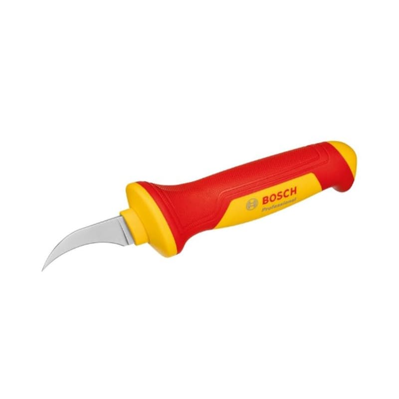 Couteau a dénuder - BOSCH - VDE - Lame en acier S2 - Isolé jusqu'a 1000 volts - Ergonomique
