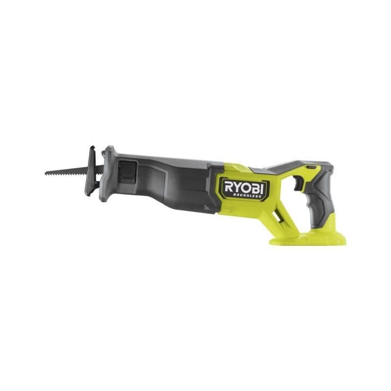 Scie sabre - RYOBI - Brushless - 18V - 0-3200 cp/min - Course de lame 32 mm - Capacité bois 210 mm - Systeme anti-vibration