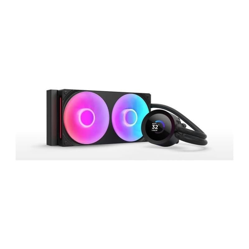 Watercooling - NZXT - RL-KR240-B2 - Kraken Plus 240 RGB - Écran carré 1.54 personnalisable et ventilateurs RGB - Noir