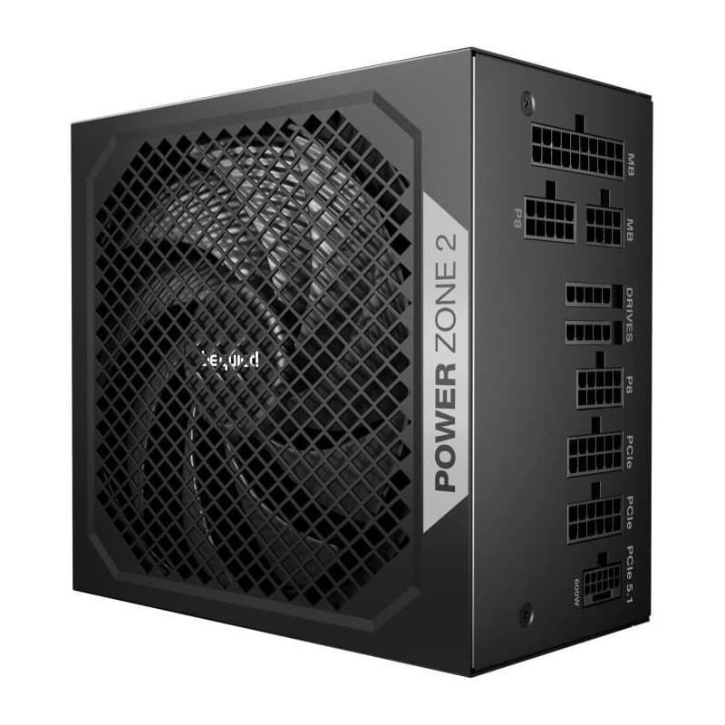 Alimentation PC - BE QUIET! - POWER ZONE 2 - 1000 W - Certifié 80 Plus Platinum - Modulaire