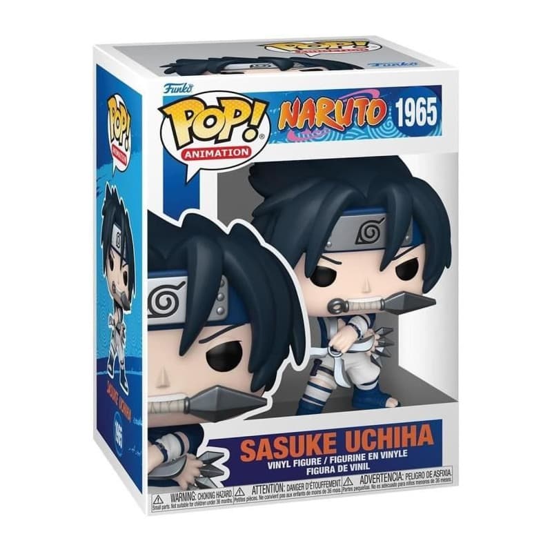 Figurine Funko Pop! - Naruto - Sasuke Uchiha - Vinyle - 10 cm - Collection officielle
