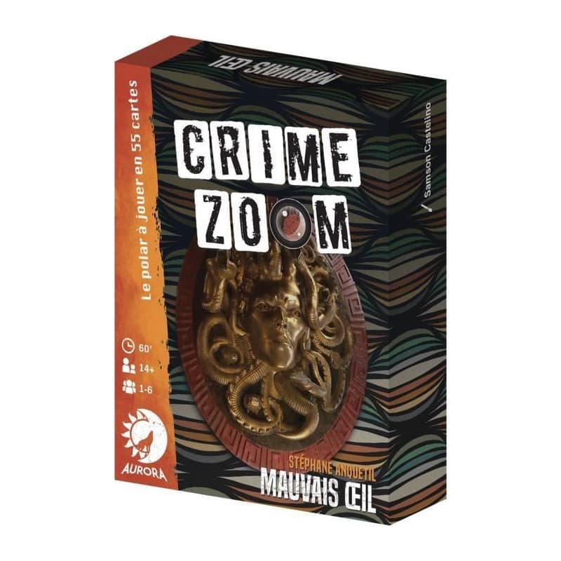 Crime Zoom : Mauvais oeil - Asmodee - Jeu d'enquete - Des 14 ans - 30 minutes a 1h