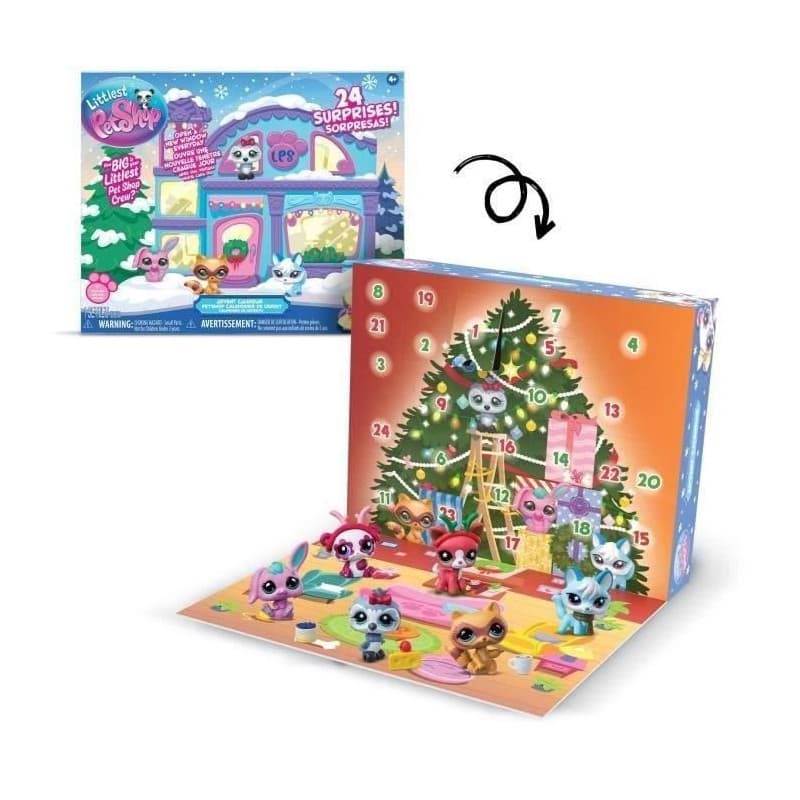 Calendrier de l'Avent - BANDAI - Littlest Pet Shop - BF00758 - Edition 2025