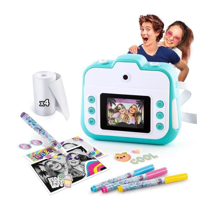 Canal Toys - Creator - Appareil Photo Instantané CLK 001T Turquoise