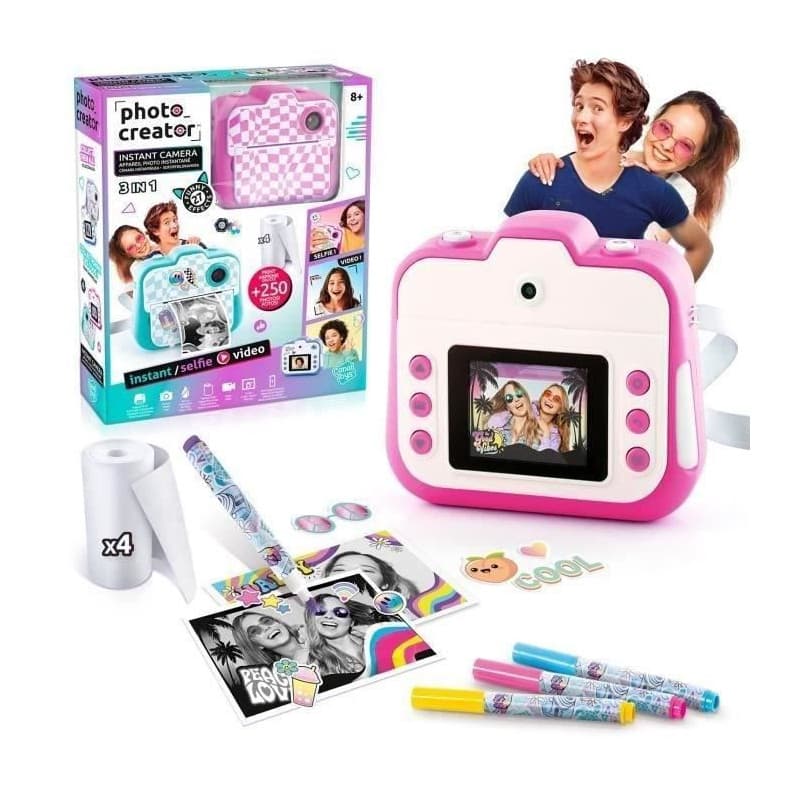 Canal Toys - Creator - Appareil Photo Instantané - Rose - CLK 055