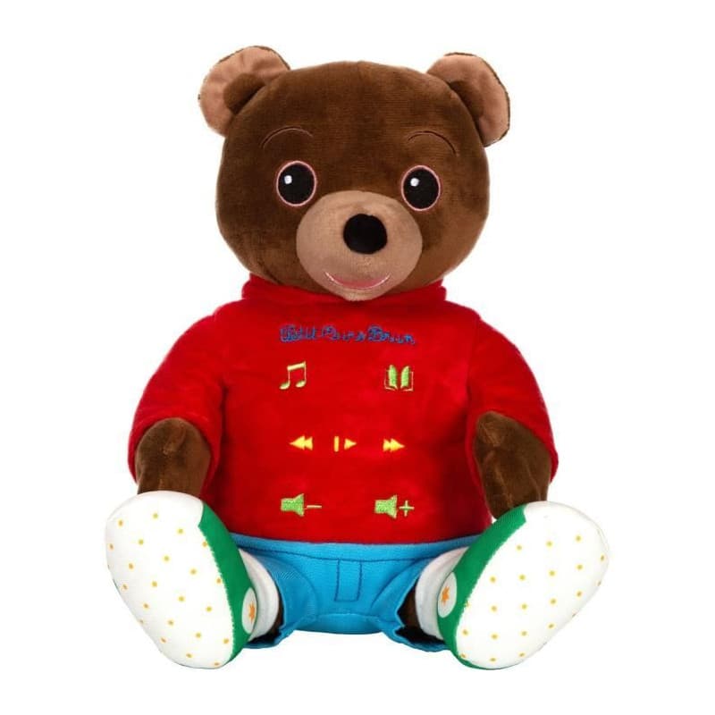 Peluche musicale Petit Ours Brun - GIPSY TOYS - Conteur d'hisoires 28 cm