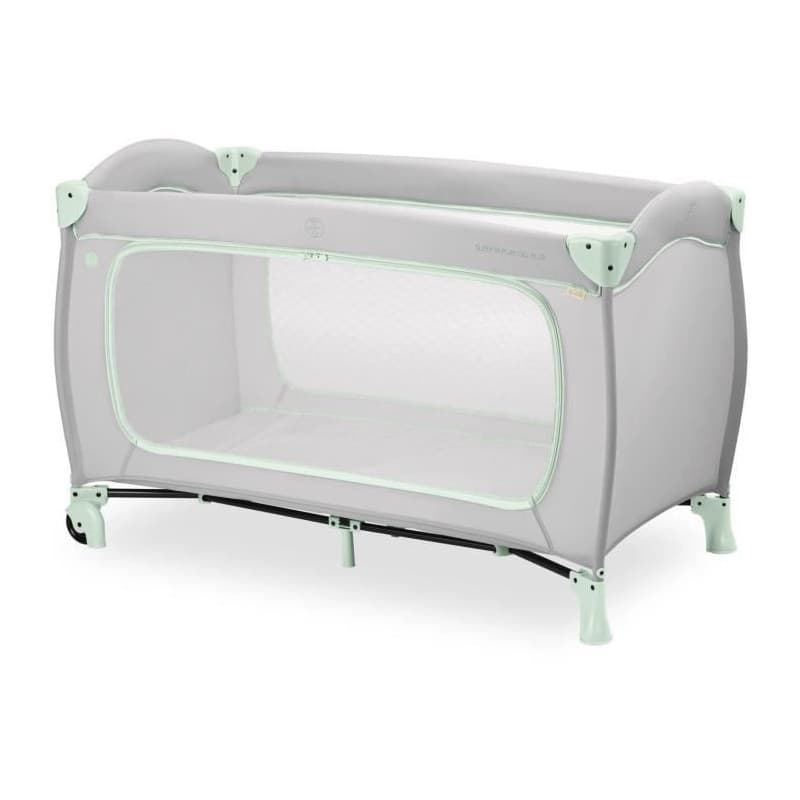 Lit de voyage - HAUCK - SLEEP N PLAY GO PLUS - 60 x 120 cm - Des la naissance - Pliable - Roulettes - Dusty Mint