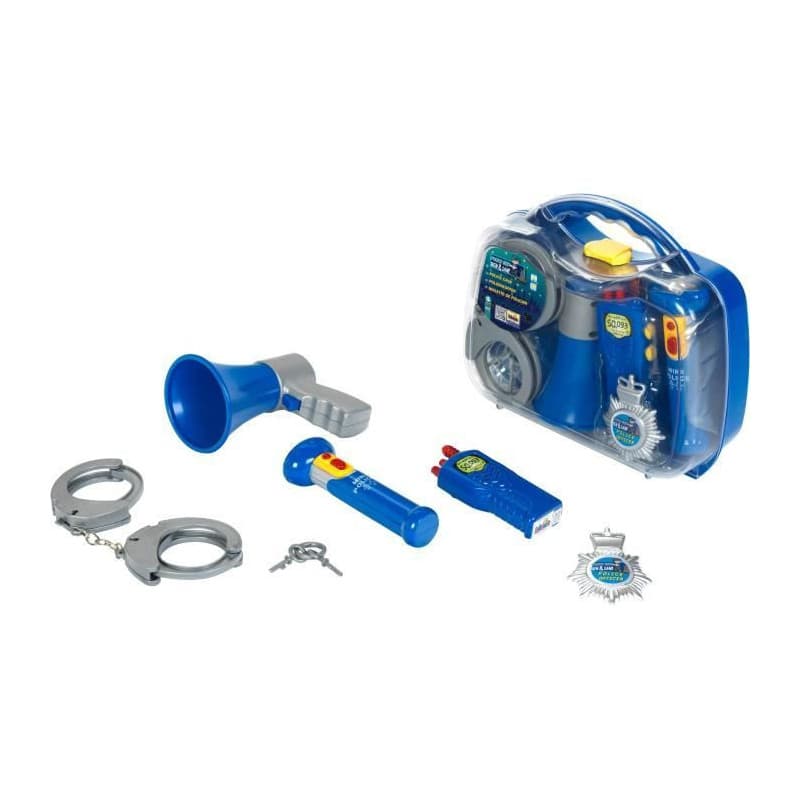 Mallette de policier - KLEIN - 8874 - Avec lampe torche électronique et accessoires - Des 3 ans