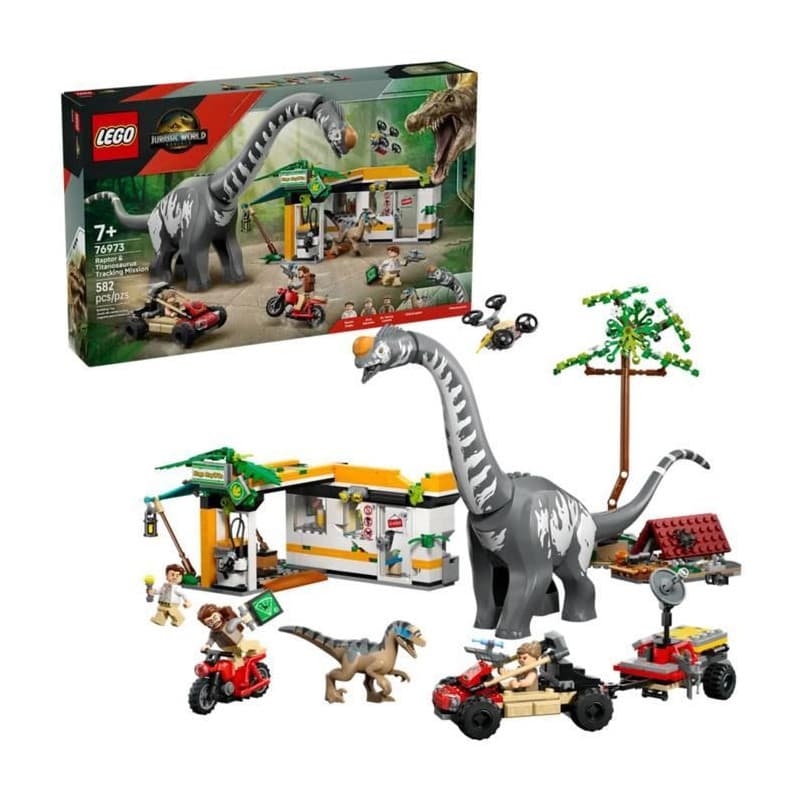 Jouet de construction - LEGO - 76973 - Jurassic World - 582 pieces - Dinosaures