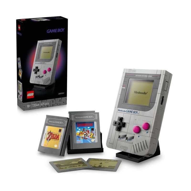 LEGO Super Mario 72046 Game Boy - Set de Construction pour Adulte - Décoration Rétro