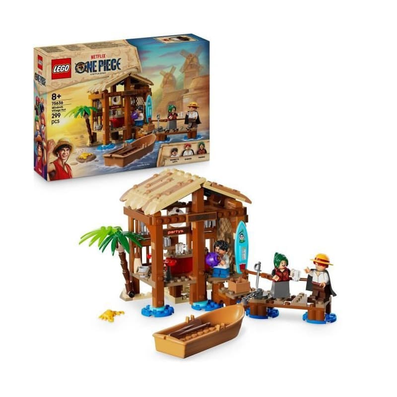 LEGO ONE PIECE 75636 Le Bar du Village de Fuchsia - Jouet de Construction enfant des 8 ans