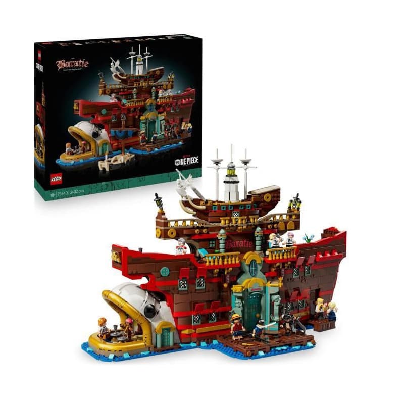 LEGO ONE PIECE 75640 Le Restaurant Flottant Baratie - Set de Construction Anime - Adulte
