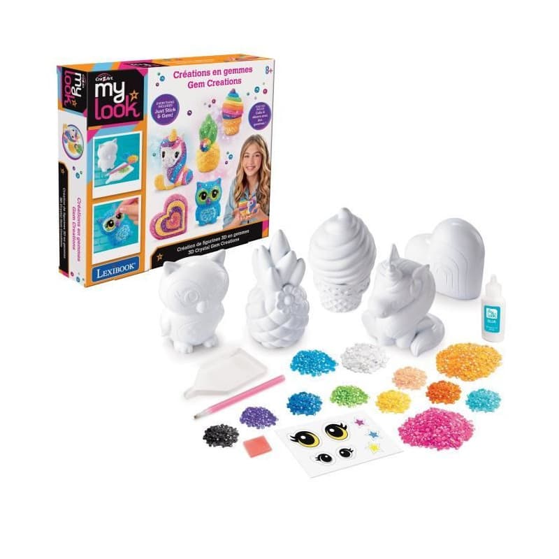 LEXIBOOK - Création de figurines 3D en pierres précieuses