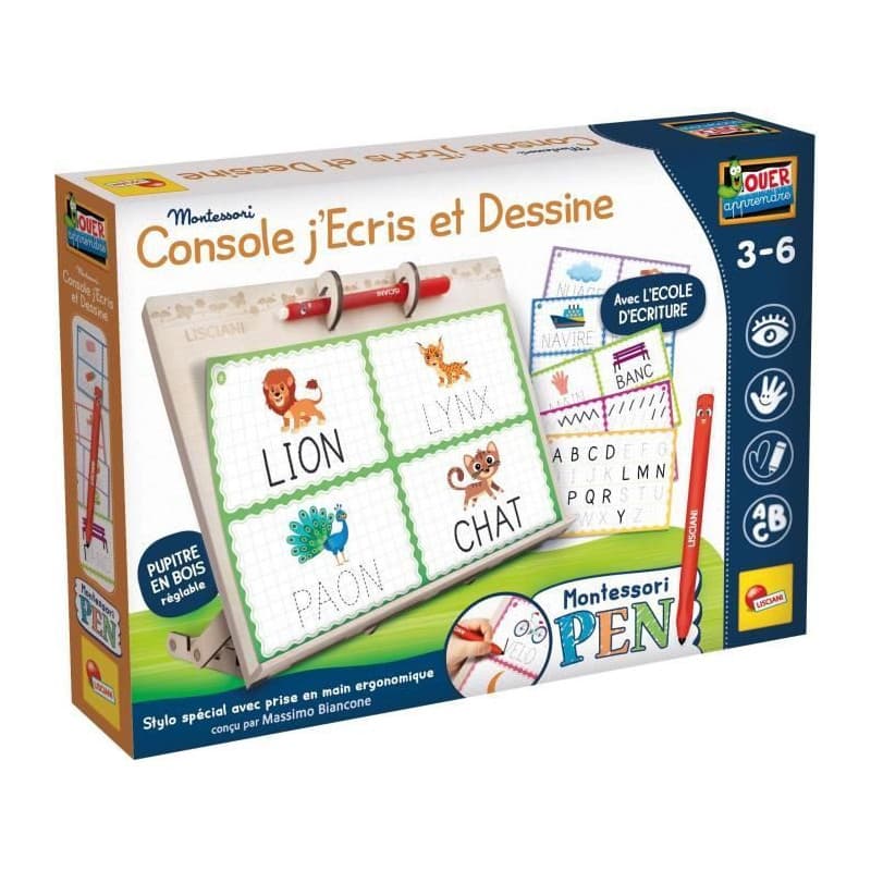 Table a dessiner et a écrire - Jeu éducatif - MONTESSORI PEN - Des 3 ans