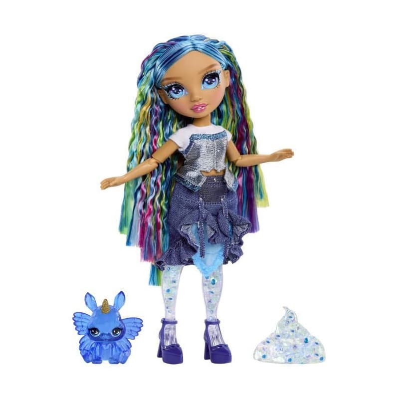 Rainbow High Rainbow Shimmers with Slime Fashion Doll - Skyler (blue)