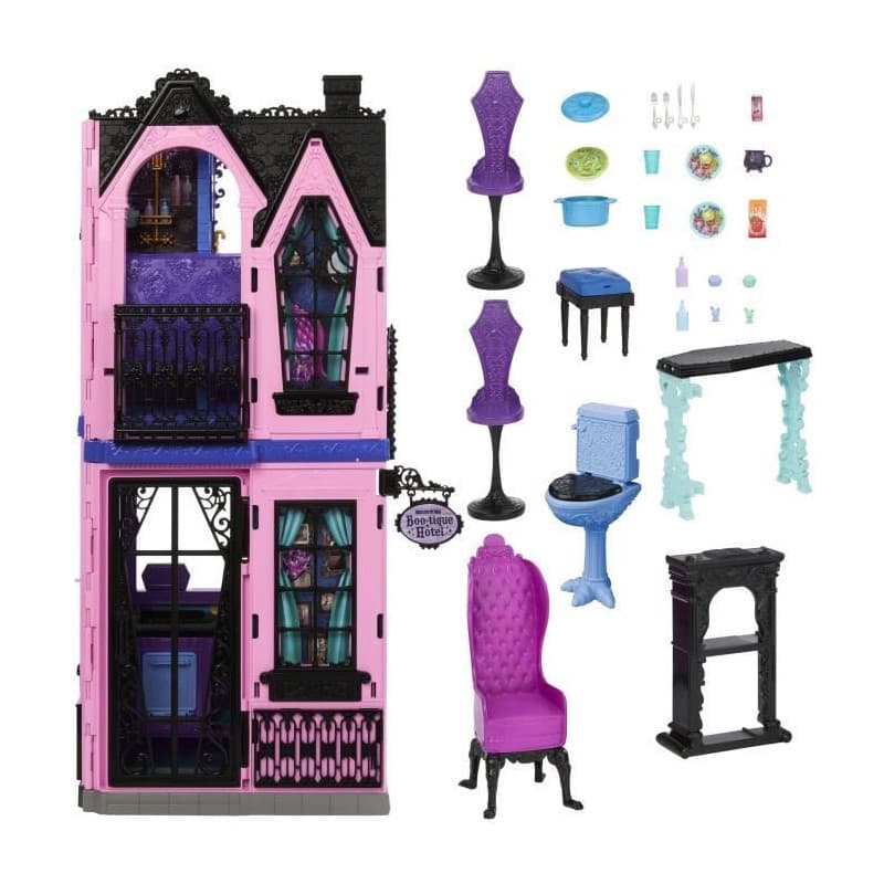 Monster High - Hôtel Bouh-tique - Maison de poupée et accessoires - Monster High - JBF16