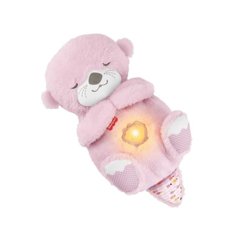Fisher-Price - Ma Loutre Câlins Bonne Nuit - Peluche et veilleuse - Rose - Fisher-Price - JLJ33
