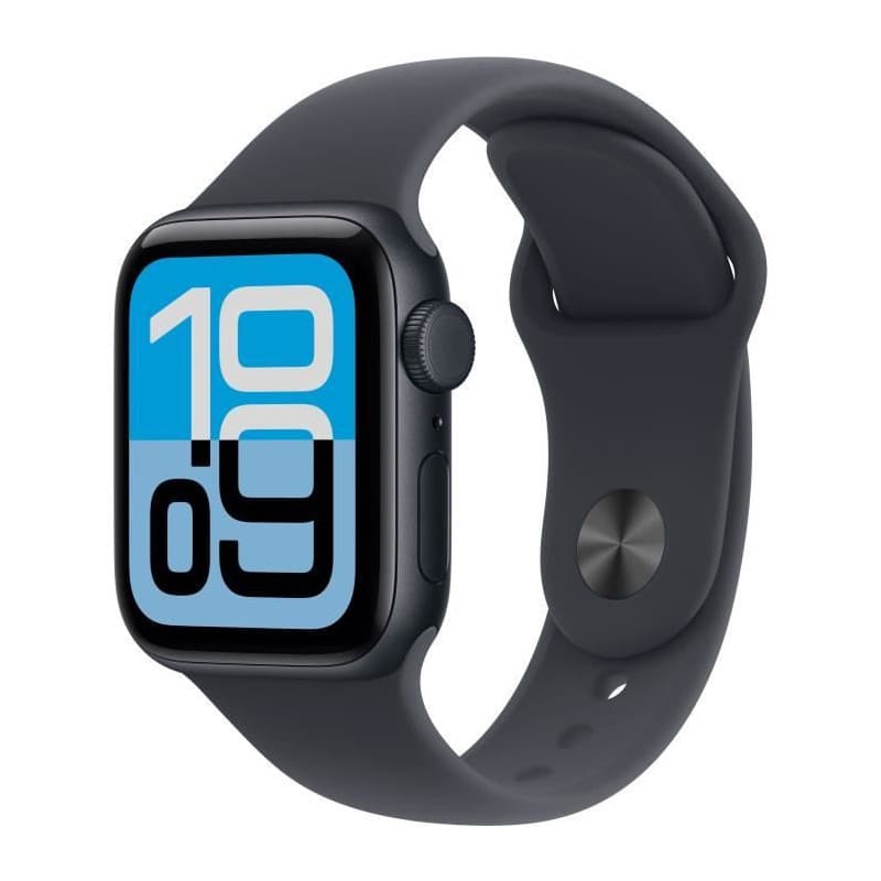 Apple Watch SE 3 GPS + Cellular - 40mm - Boîtier Midnight Aluminium - Bracelet Midnight Sport Band - S/M