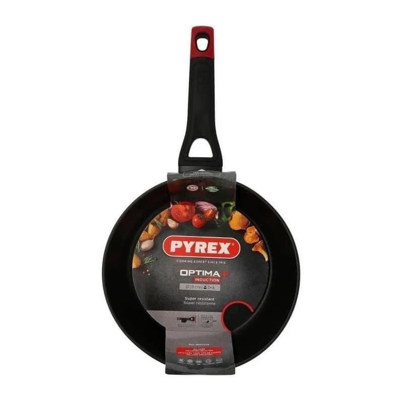 Poele profonde - PYREX - 1455027 - En aluminium forgé - Antiadhésif - 28 cm - Sans PFAS