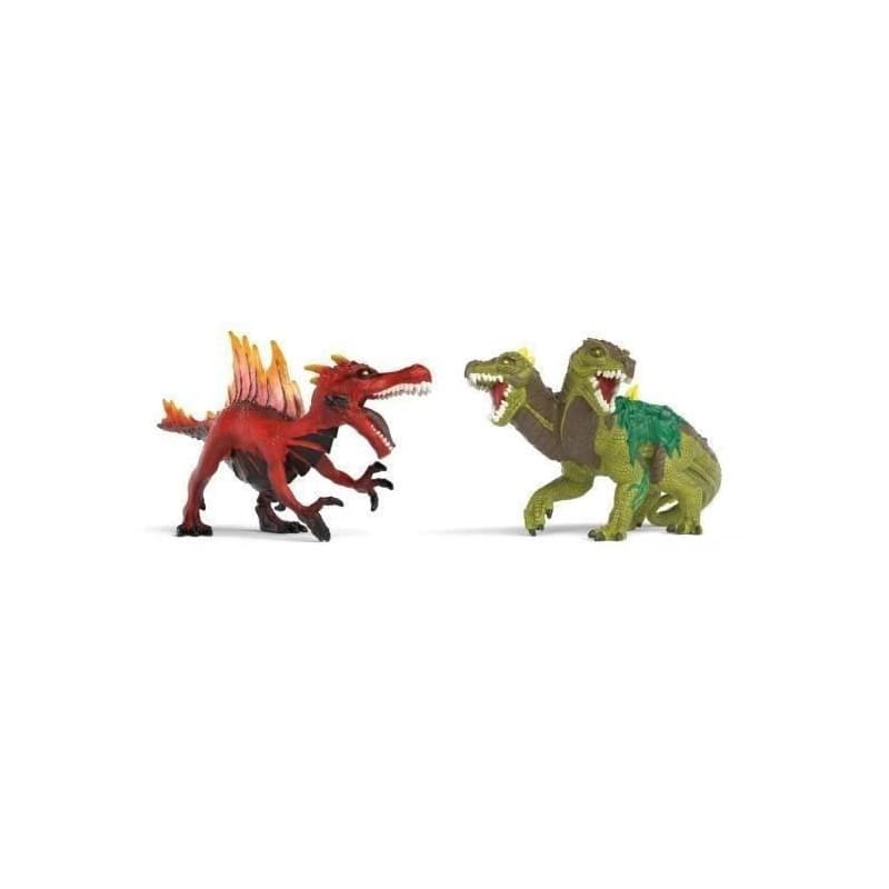 Figurine Saurien de feu vs Lézard de la jungle, Schleich 70834 Gamme Eldrador Creatures