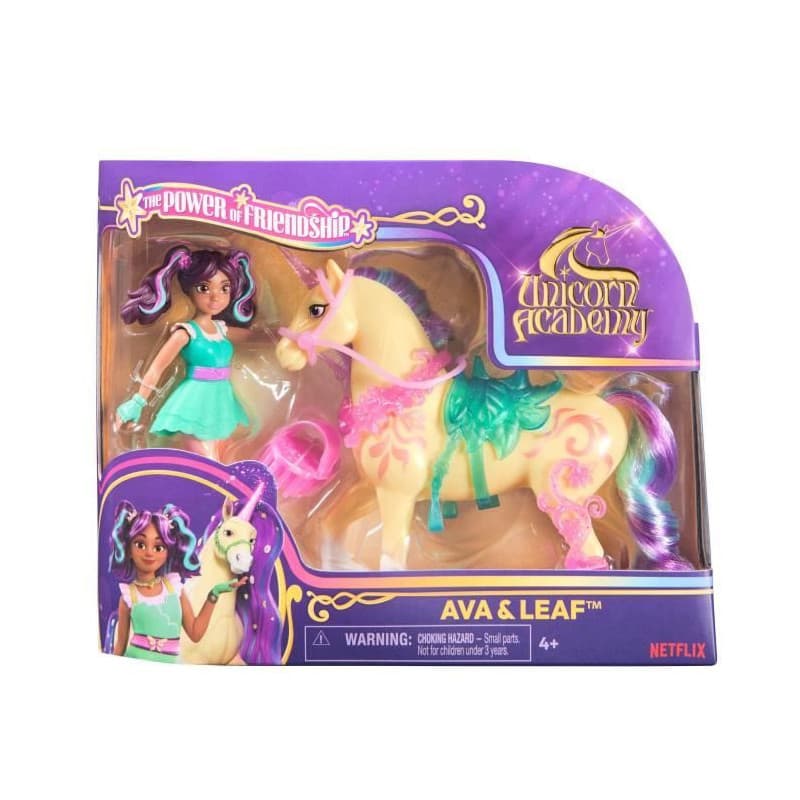 Figurines Ava + Leaf - 5 accessoires inclus - des 4 ans - L'École des Licornes