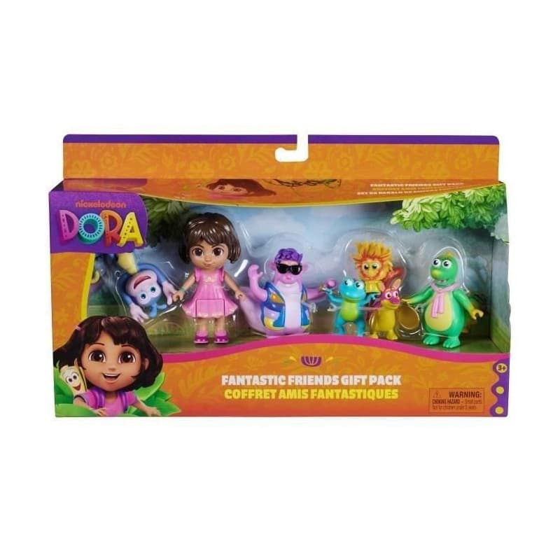 Dora - Coffret amis fantastiques - 5 Figurines - des 3 ans - Dora l'exploratrice