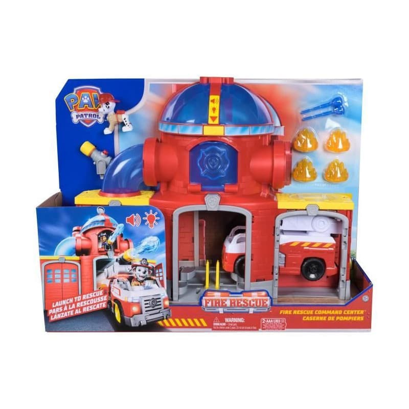 Caserne de pompiers - des 3 ans - Fire Rescue - La Pat'Patrouille