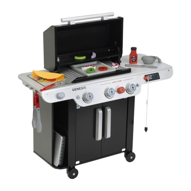 Grand barbecue Weber Genesis - KLEIN - 9445 - Bois FSC - Avec accessoires - Des 3 ans
