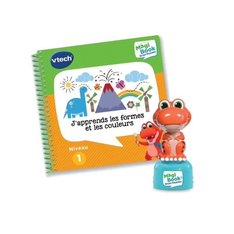 VTECH - MAGIBOOK STORY'FRIENDS - J'APPRENDS LES FORMES ET LES COULEURS + PERSONNAGE - Multicolore