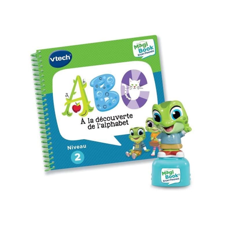 VTECH - MAGIBOOK STORY'FRIENDS (ABC a LA DÉCOUVERTE DE L'ALPHABET + PERSONNAGE) - Multicolore
