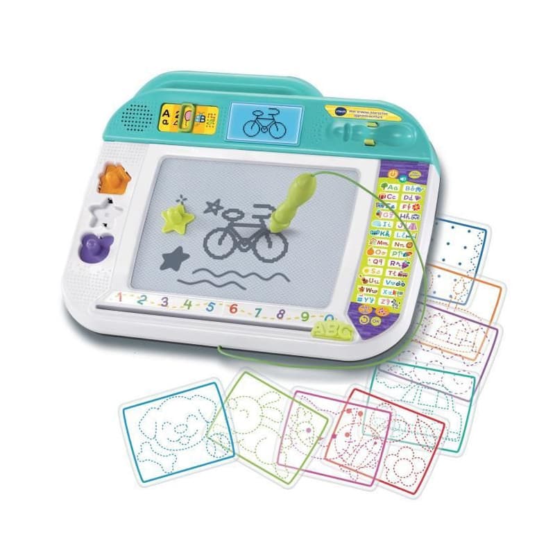 VTECH - MON ARDOISE INTERACTIVE APPRENTI ÉCRITURE - Multicolore