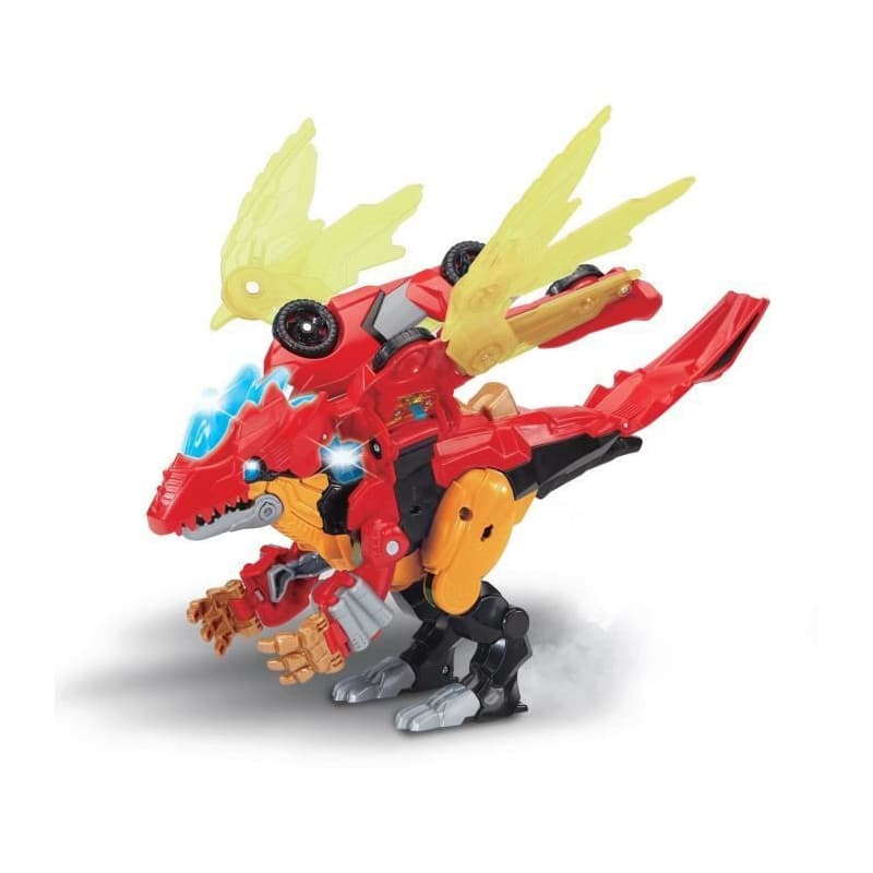 VTECH - SWITCH & GO DINOS COMBO - DRAGOREX, LE MÉGA DRAGON 2 EN 1 - Multicolore