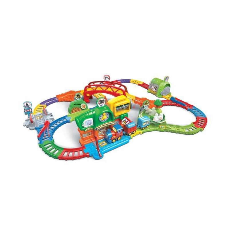VTECH - TUT TUT BOLIDES - SUPER CIRCUIT TRAIN ÉDUCATIF (ADAM, TRAIN MARCHAND) - Multicolore