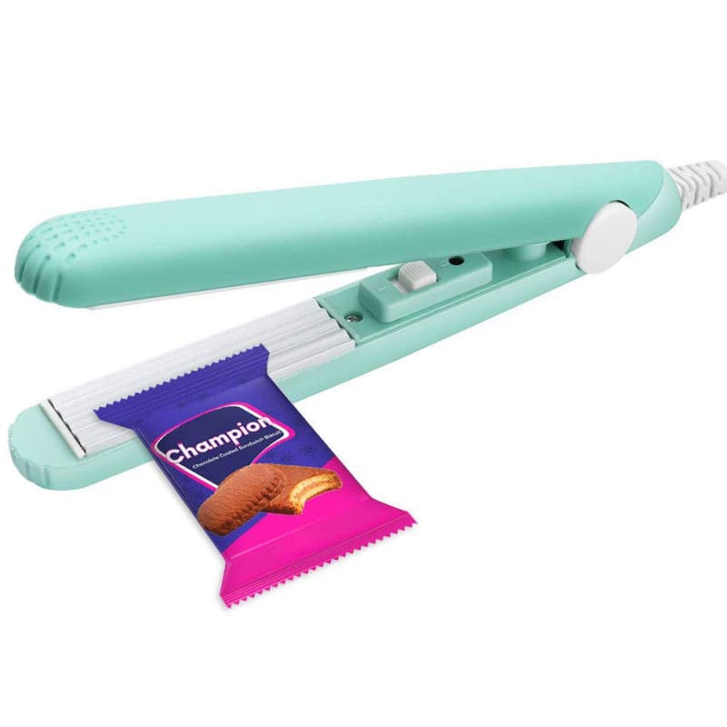 Mini scellant thermique pour sacs de nourriture, mini machine de scellement portable pour sac, feuille chauffante de suspension