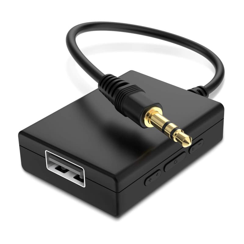 ANDTOBO Adaptateur USB vers Aux Audio, Adaptateur mâle vers USB Femelle 3,5 mm pour écouter de la Musique avec Une clé USB dans