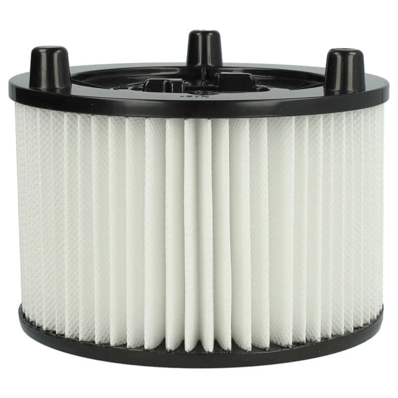 vhbw Filtre à cartouche compatible avec Bosch UniversalVac 15 aspirateur à sec ou humide - Filtre plissé, papier/plastique, blan